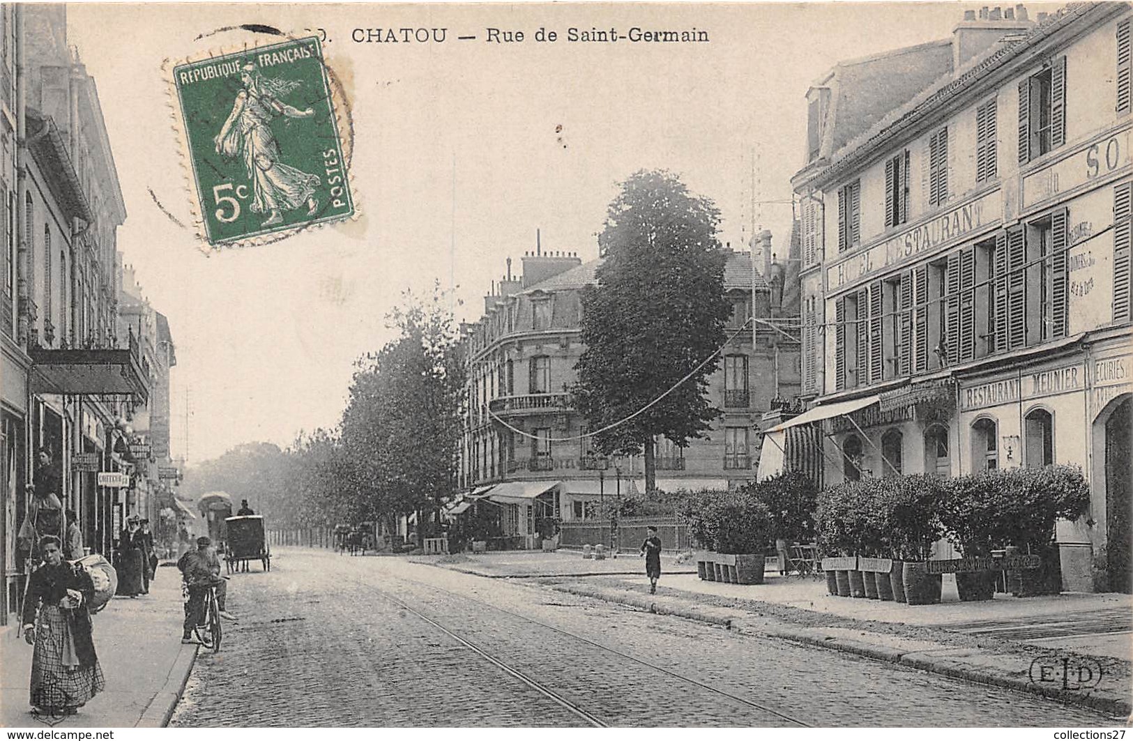 78-CHATOU- RUE DE SAINT-GERMAIN - Chatou