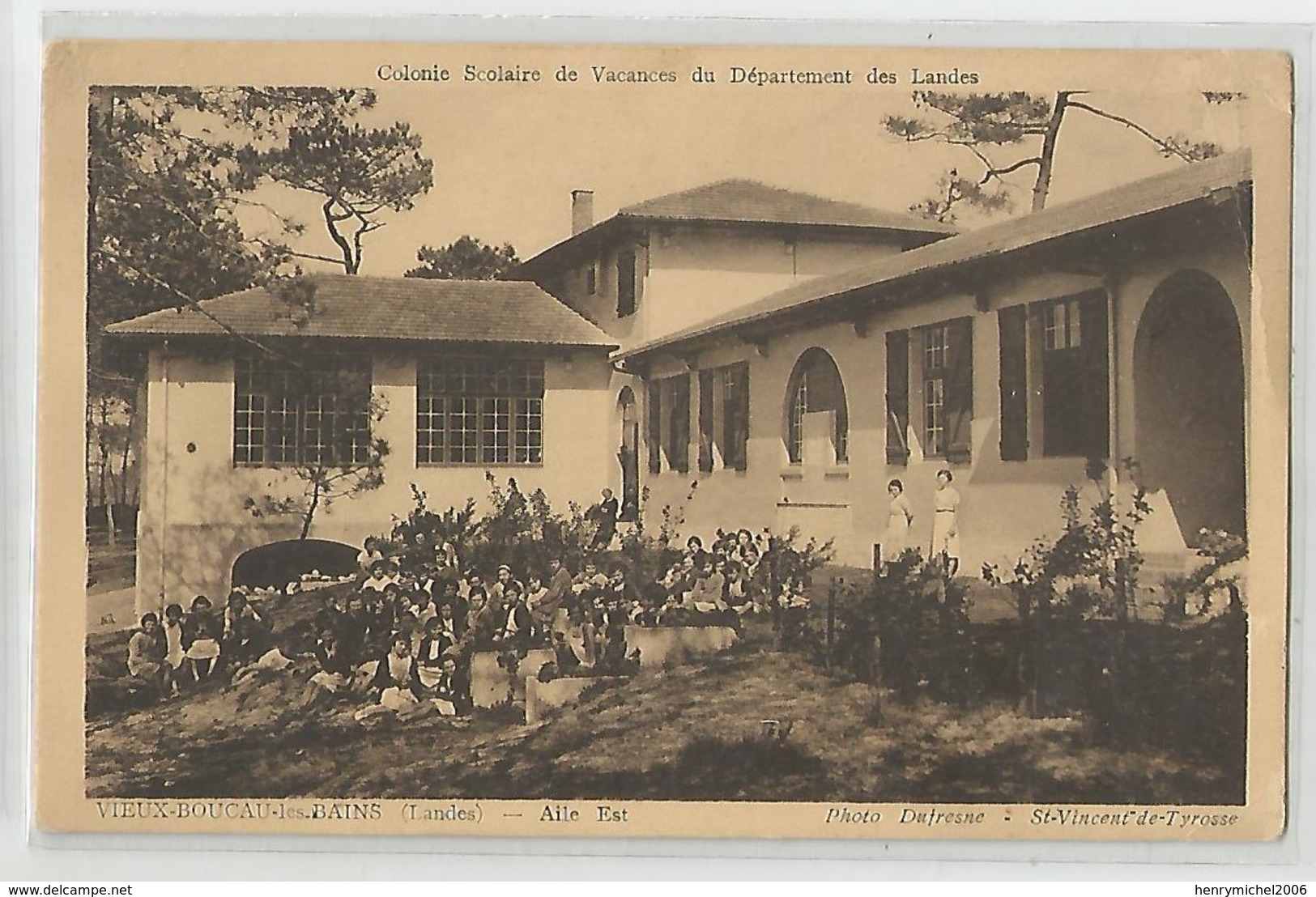 40 Landes - Vieux Boucau Les Bains - Colonie Aile Est Animée Ed Photo Dufresne St Vincent De Tyrosse - Vieux Boucau