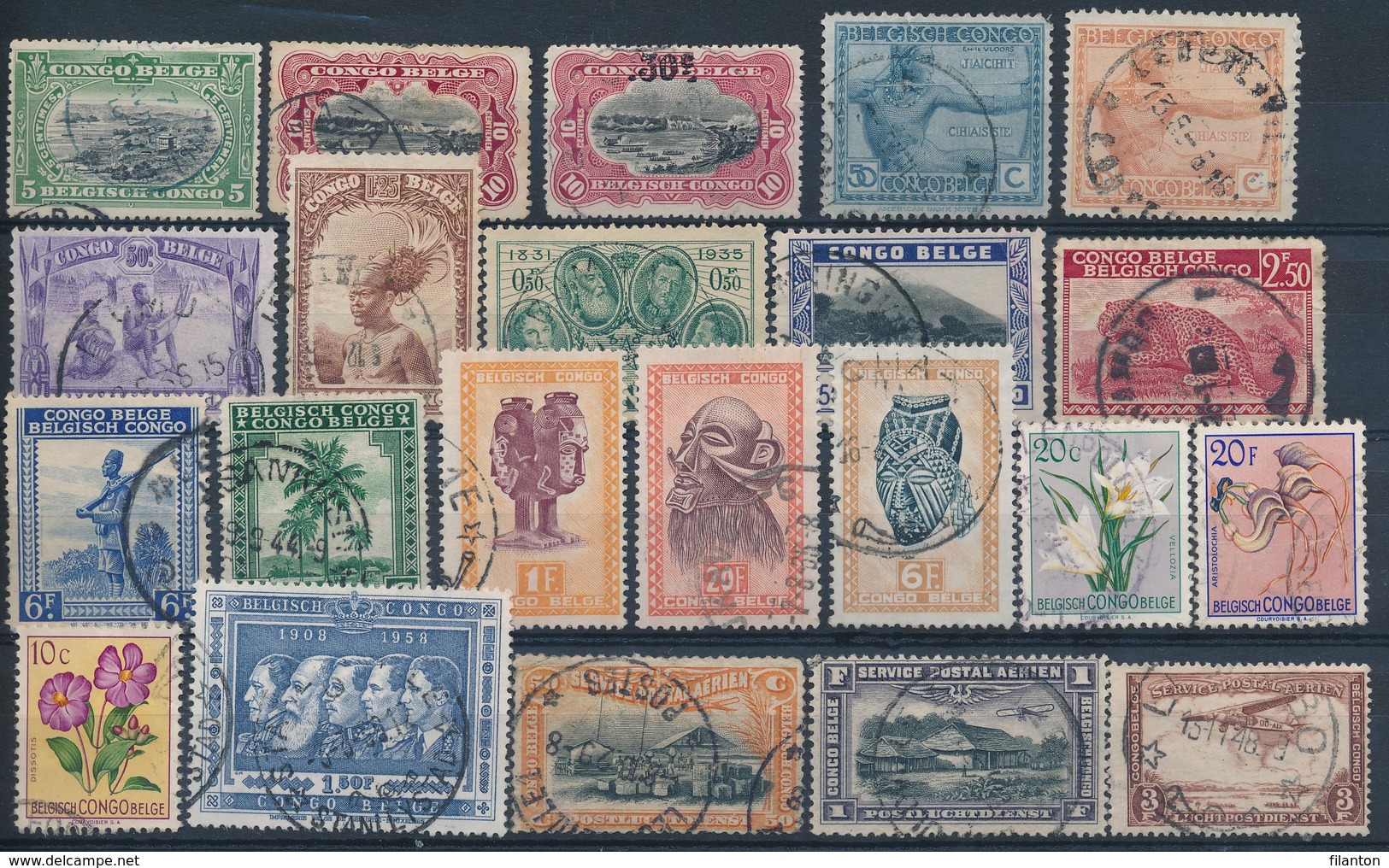 BELGISCH-KONGO - Selectie Nr 266 - Gestempeld/oblitéré - Collections