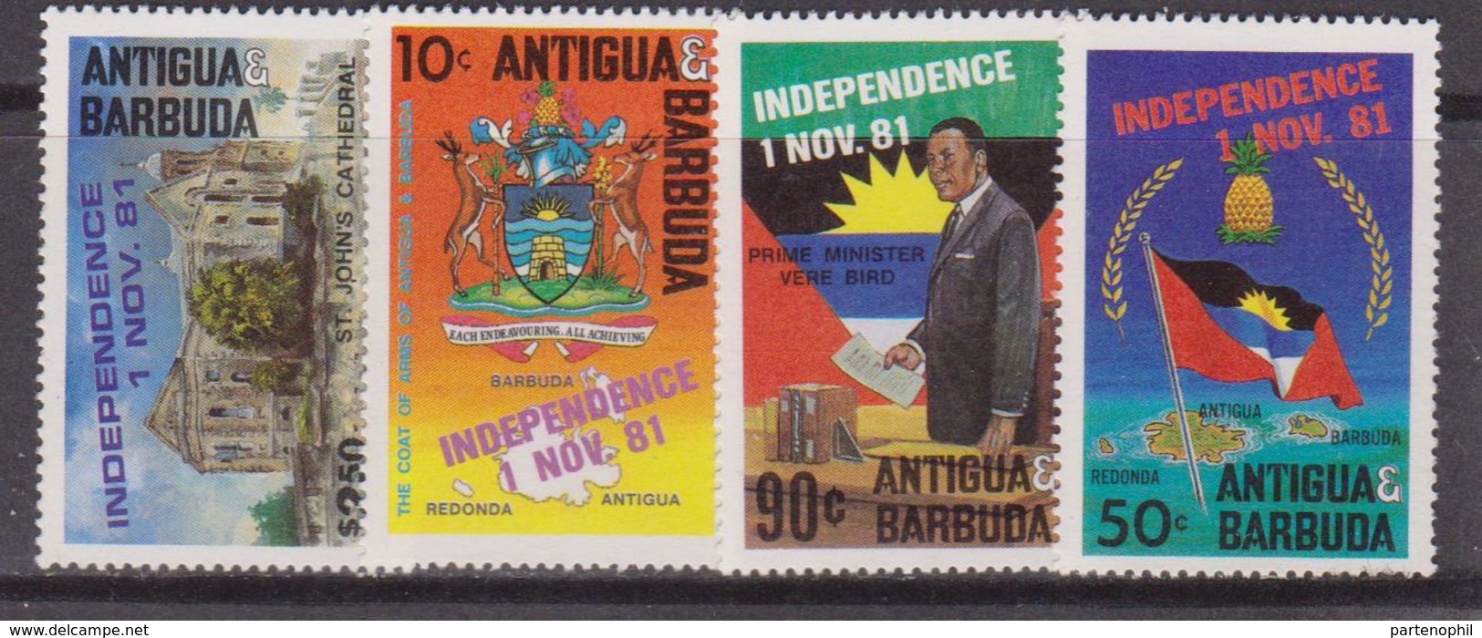 Antigua & Barbuda - Indipence Set MNH - Antigua And Barbuda (1981-...)