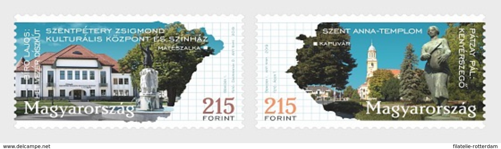 Hongarije / Hungary - Postfris / MNH - Complete Set Regio's En Steden 2019 - Ongebruikt