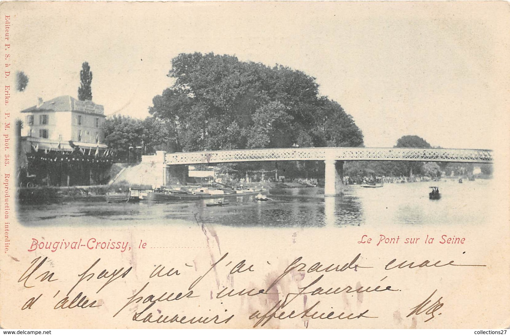 78-BOUGIVAL- CROISSY-LE PONT SUR LA SEINE - Bougival