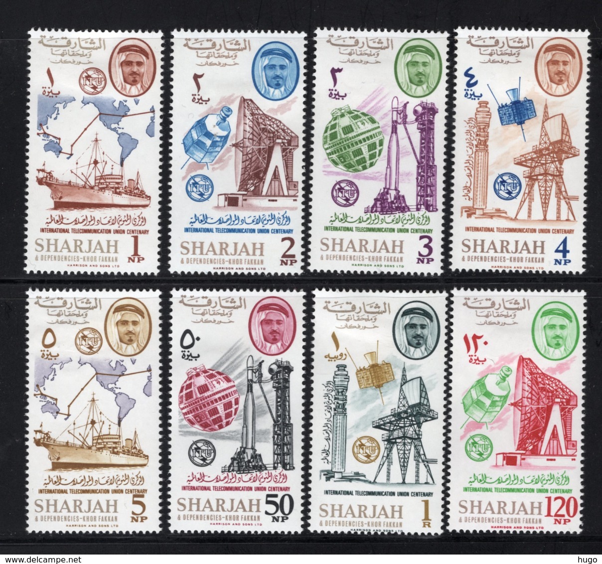 SHARJAH-KHOR FAKKAN Mi. 25/32 MH* 1965 - Khor Fakkan