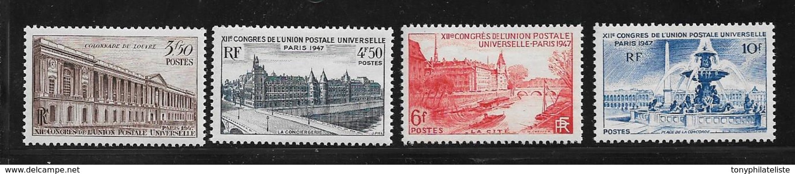 France Timbres De 1947 N°780 Au N°783 Neufs ** - Unused Stamps