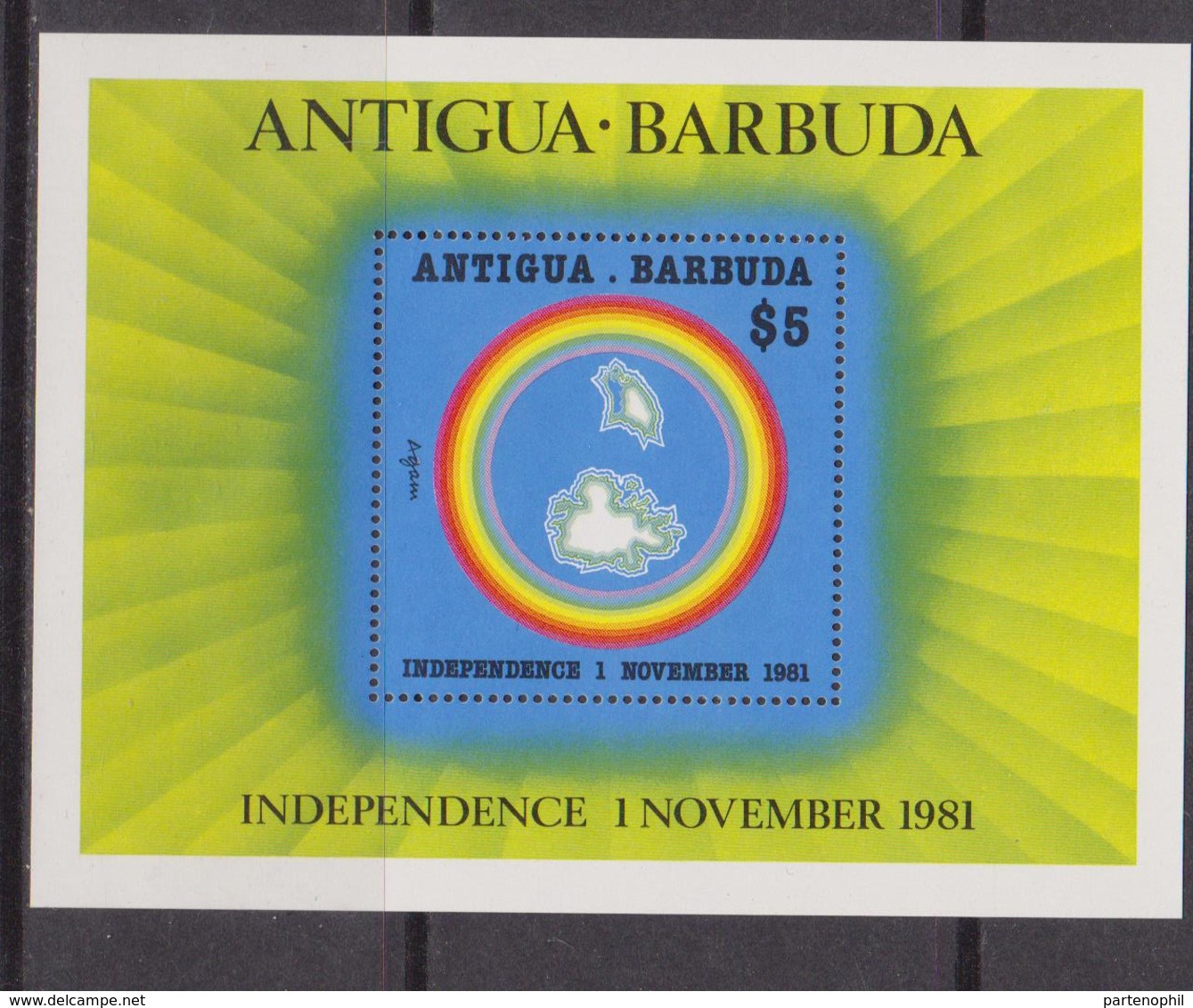 Antigua & Barbuda - Indipence Sheet MNH - Antigua E Barbuda (1981-...)