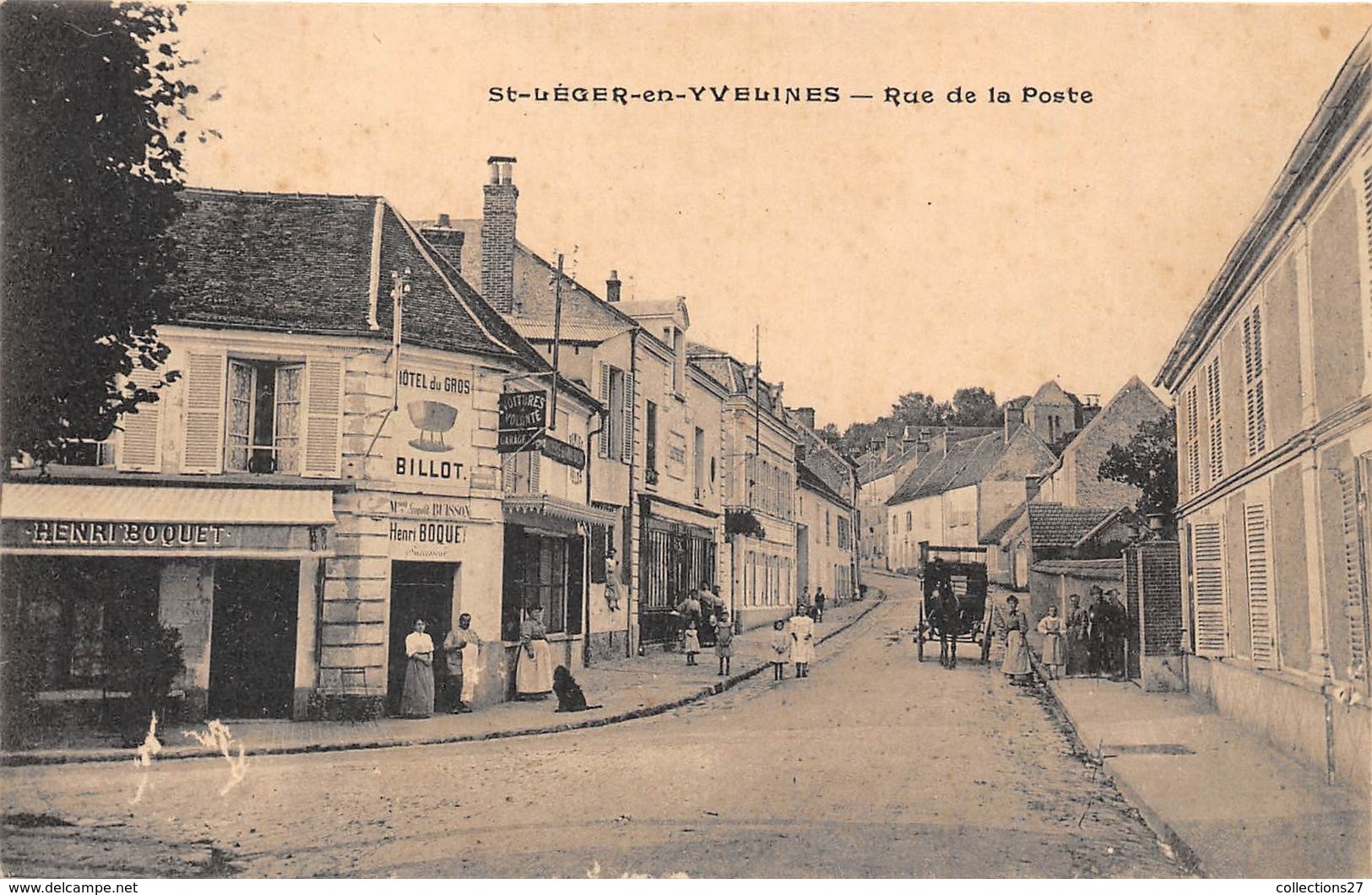 78-SAINT-LEGER-EN-YVELINE- ROUTE DE LA POSTE - St. Leger En Yvelines