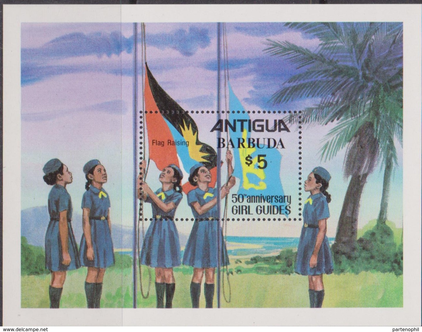 Antigua & Barbuda - Scout Sheet  MNH - Antigua E Barbuda (1981-...)