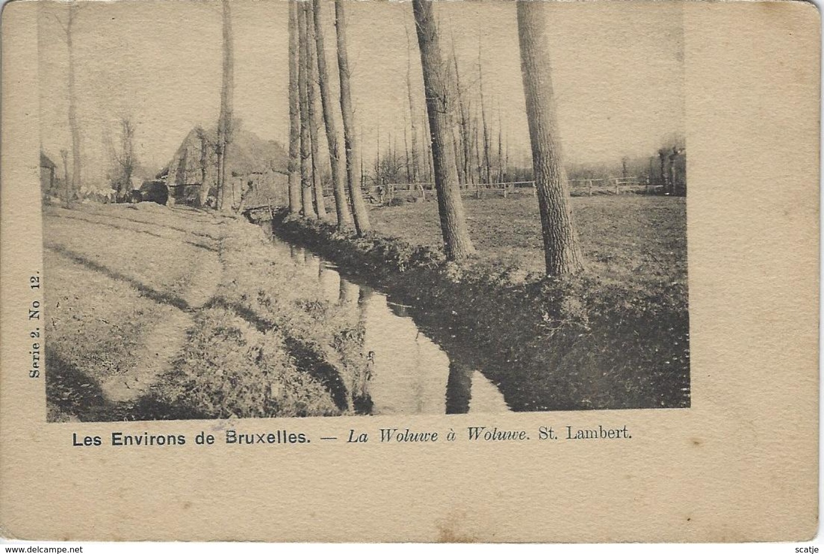 La Woluwe à Woluwe.  St. Lambert.  -   1902   Naar   Etterbeek - Molenbeek-St-Jean - St-Jans-Molenbeek