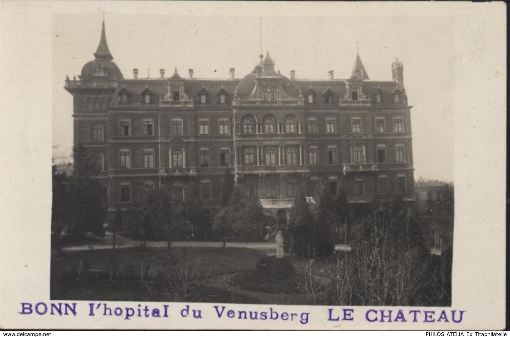 CPA Carte Photo Postkarte Bonn L'hôpital Du Venusberg Le Château - Bonn