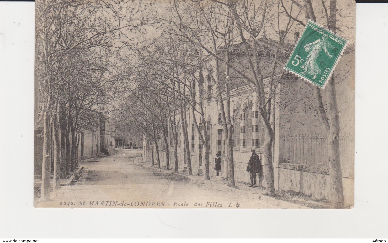 34.ST Martin De Londres.Ecole Des Filles. - Autres & Non Classés