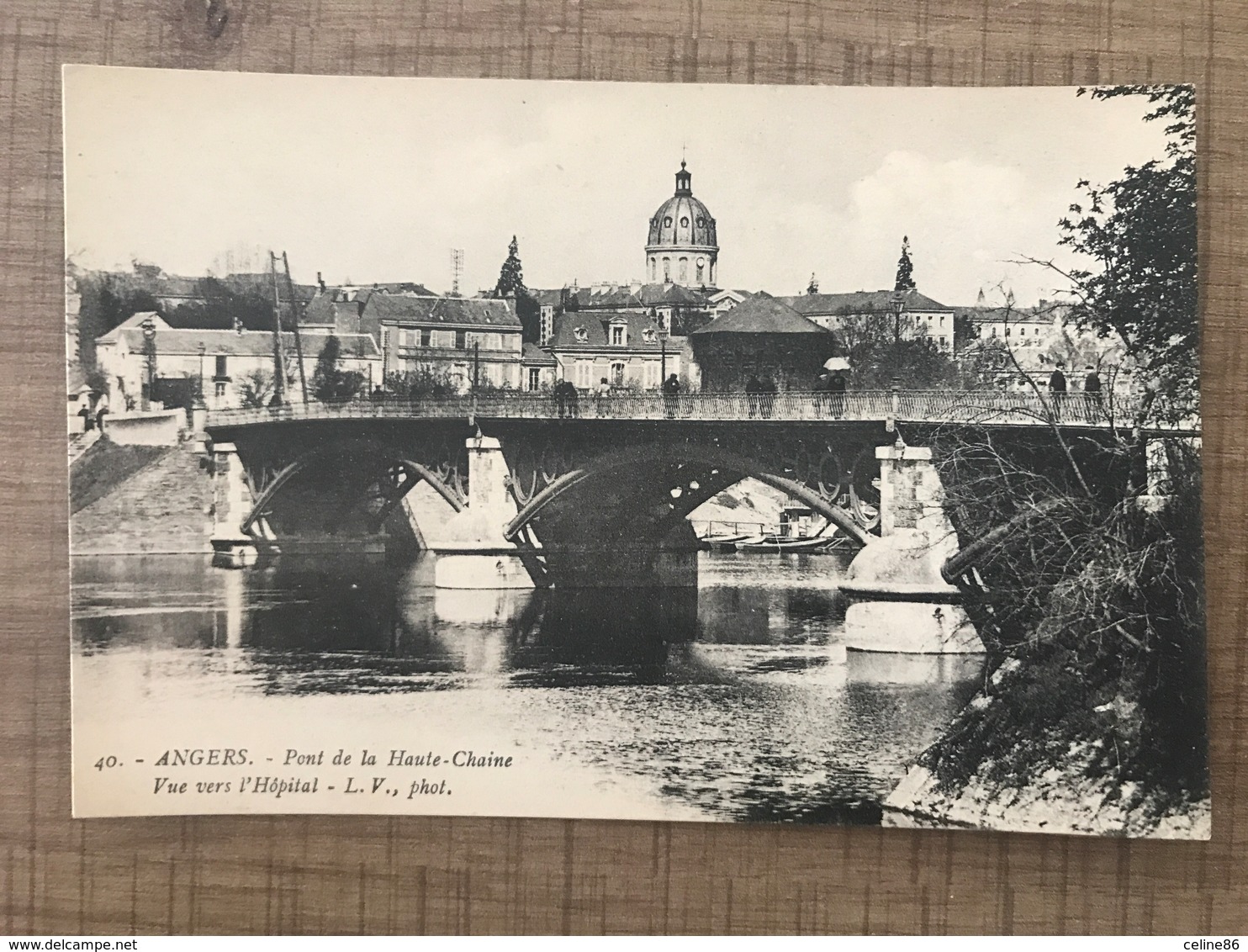 ANGERS Pont De La Haute Chaîne Vue Vers L’hopital - Angers