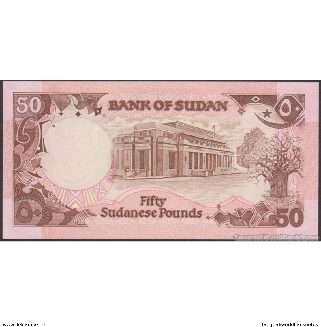 TWN - SUDAN 48 - 50 Pounds 1991 Series G/162﻿ UNC - Sudan