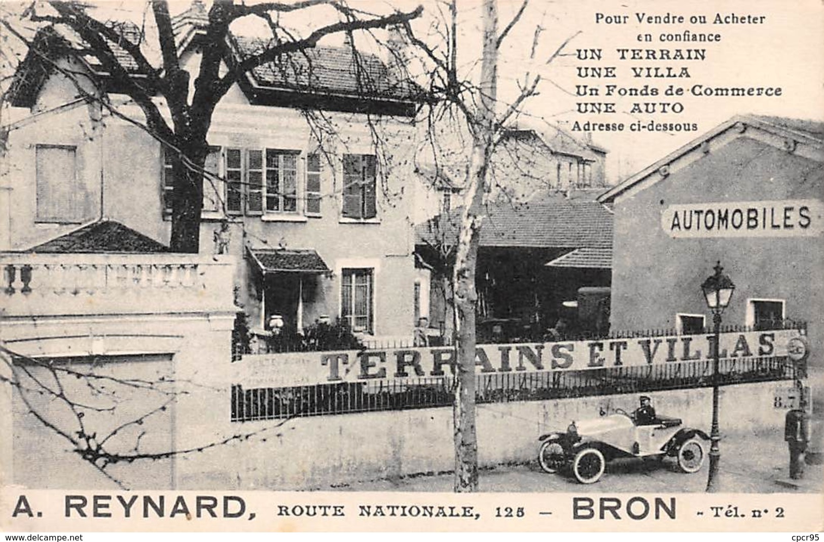 69.n°56235.bron.route Nationale.reynard.garage.carte Pub - Bron
