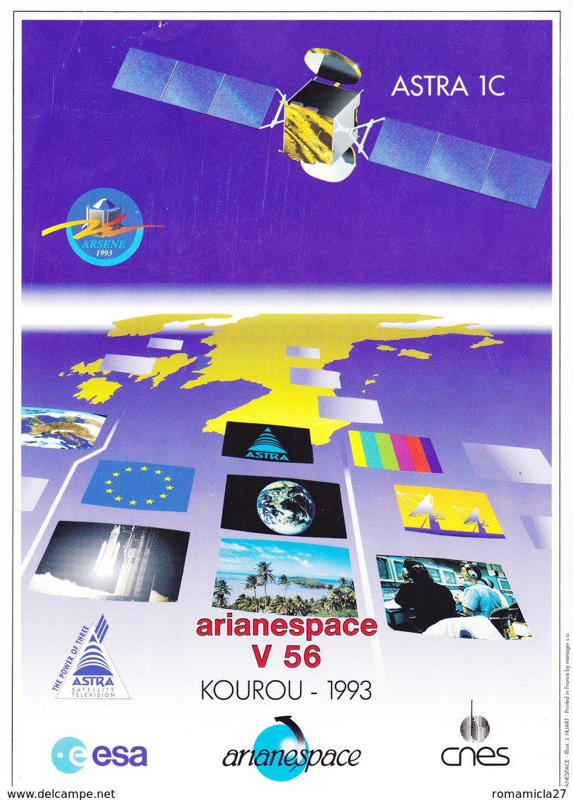 France Arianespace V 56 Affiche Neuve - Autres & Non Classés