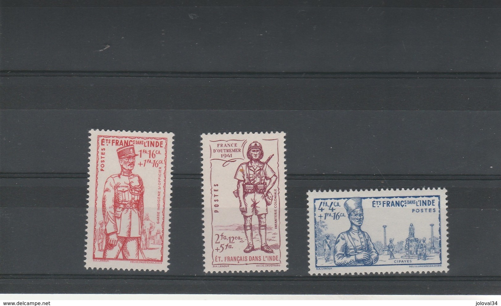 Inde 1941 Yvert  Série 123 à 125 ** Neufs Sans Charnière - Défense De L'Empire - Unused Stamps