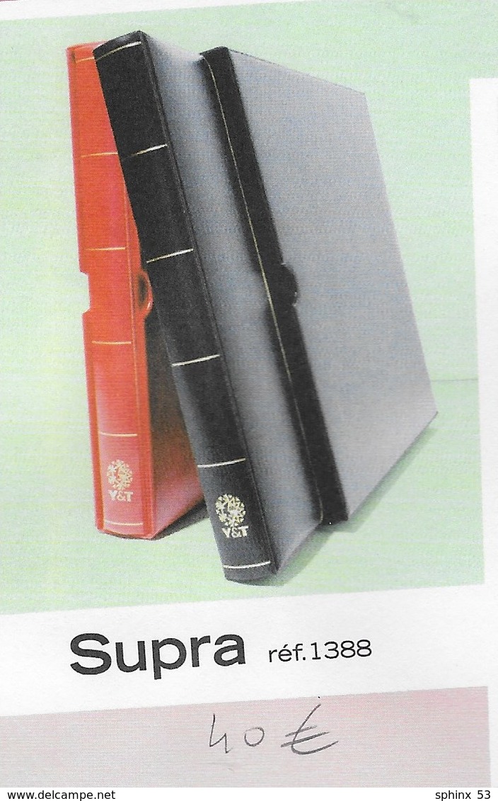Reliure Yvert SUPRA 1388 Noire - Occasion Comme Neuve ! - Binders Only
