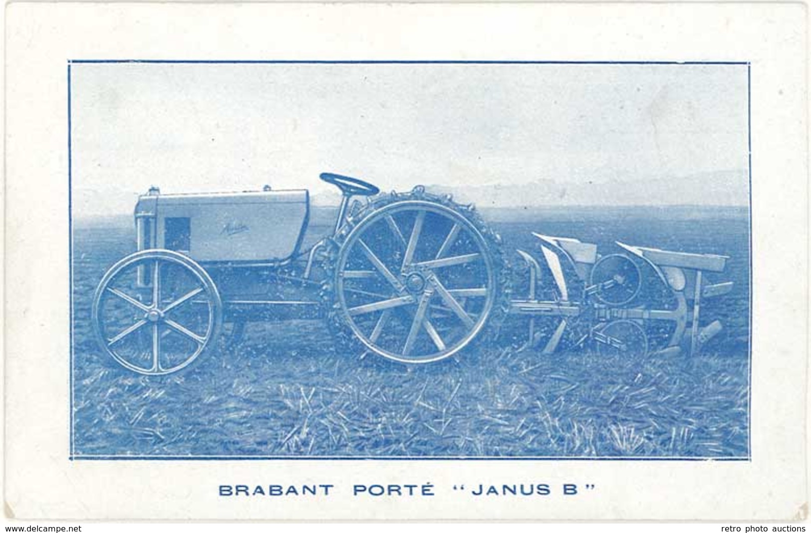 B Brabant Porté «  Janus B « ( Tracteur, Labours ) - Publicité