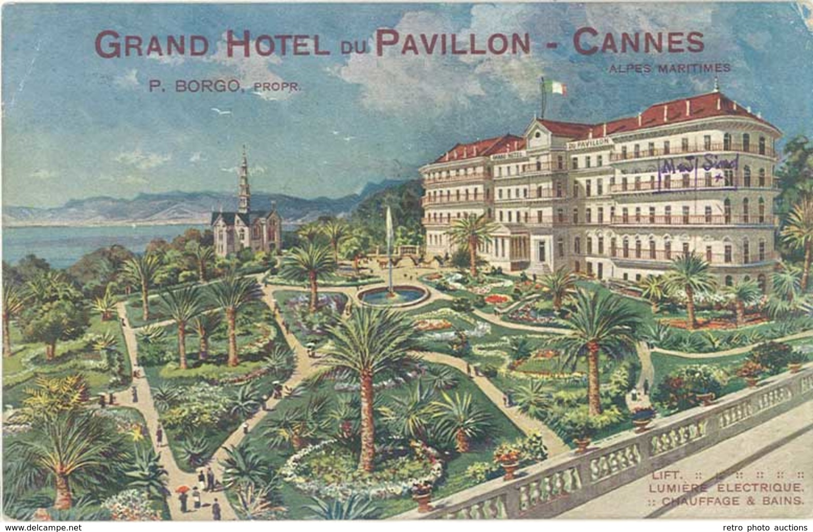 LD Grand Hôtel Du Pavillon, Cannes – P. Borgo, Propr. - Publicité