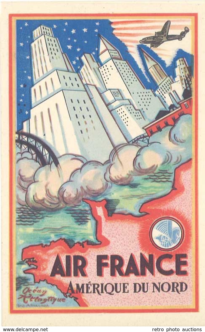 TB Air France, Amérique Du Nord, New-York - Publicité