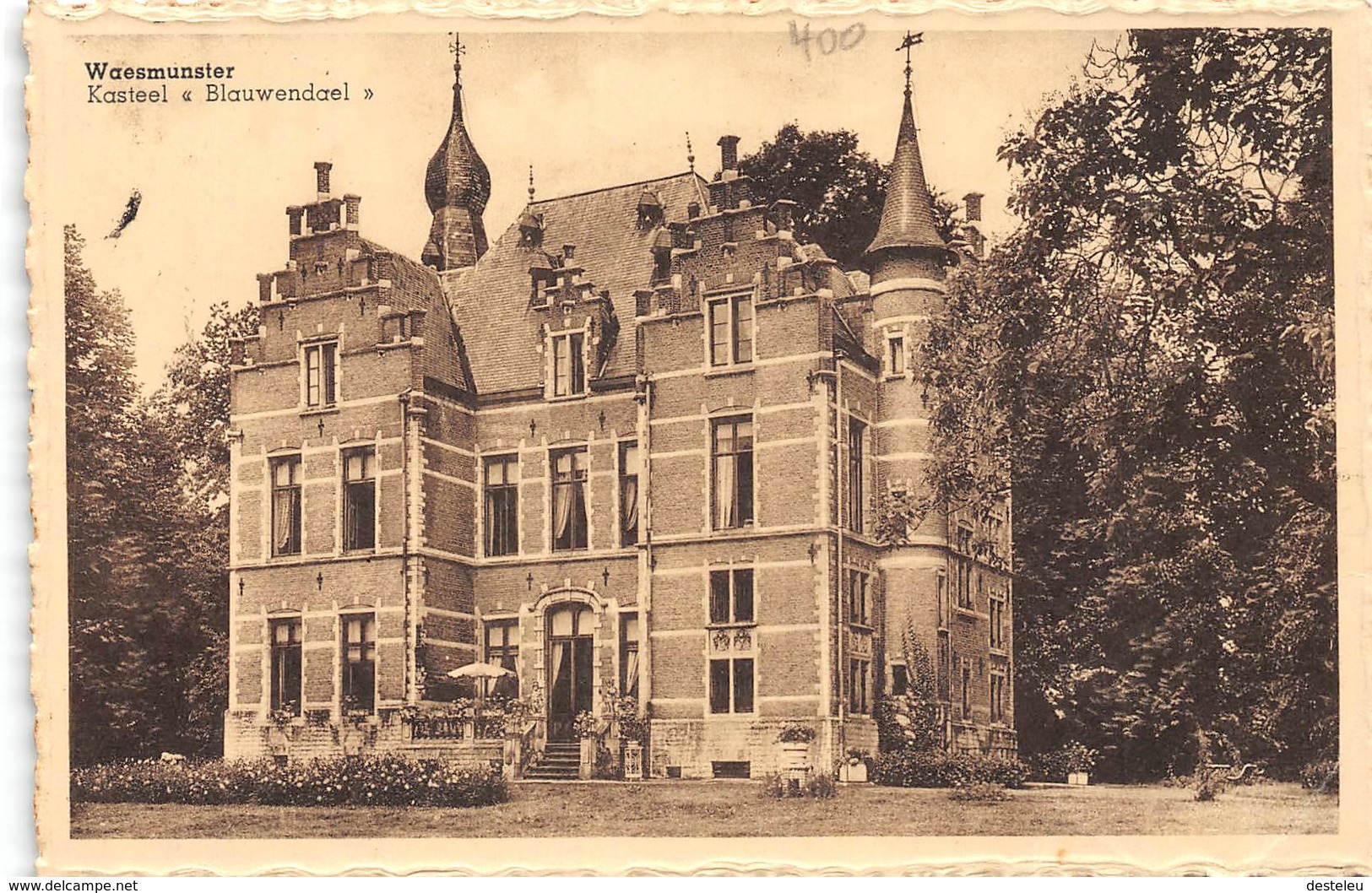 Kasteel Blauwendael Waasmunster 1944 - Waasmunster