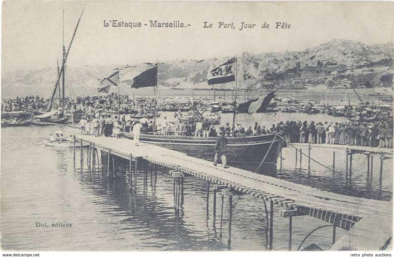 TB 13 – L’Estaque – Marseille – Le Port, Jour De Fête - Ars-sur-Formans