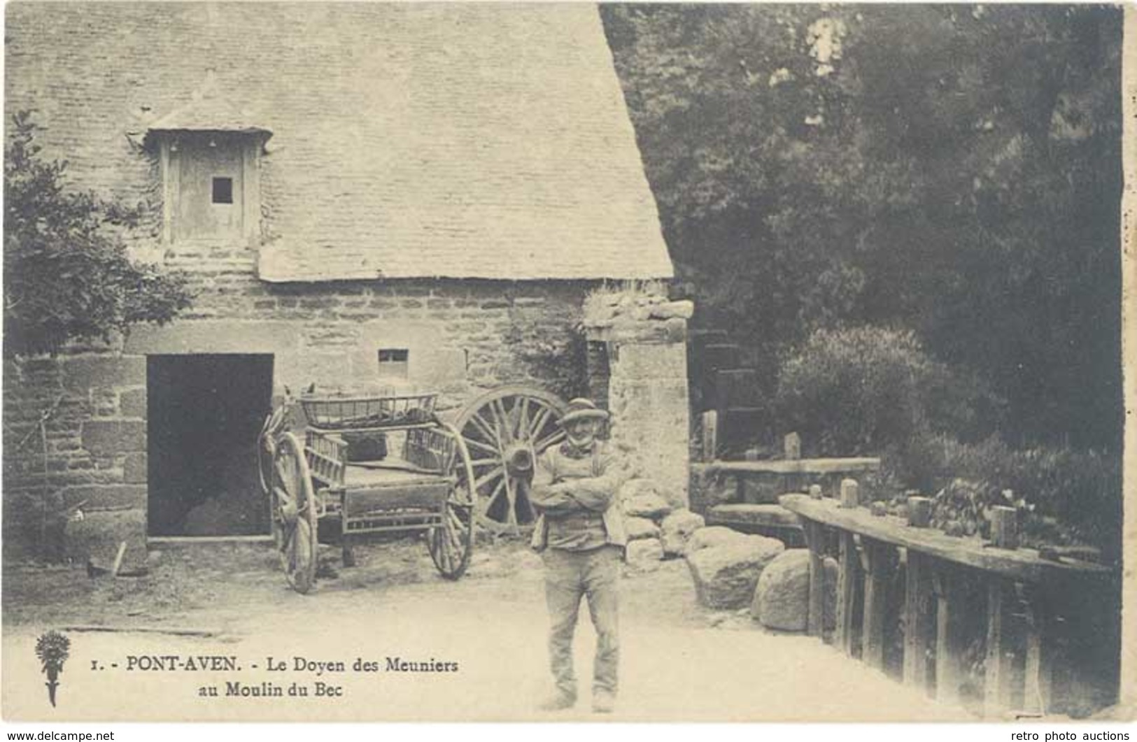 TB 29 – Pont-Aven – 1 Le Doyen Des Meuniers Au Moulin Du Bec - Ars-sur-Formans