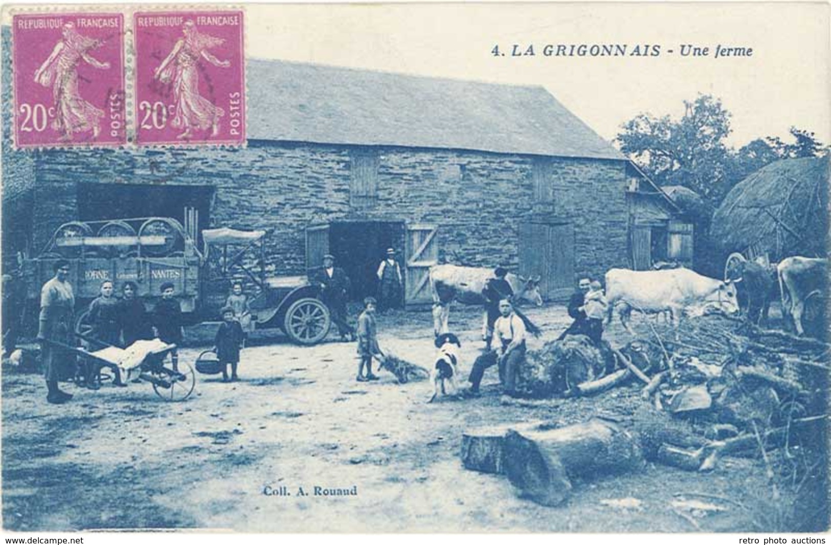 TB 44 – La Grigonnais – 4 Une Ferme – Coll. A. Rouaud - Ars-sur-Formans