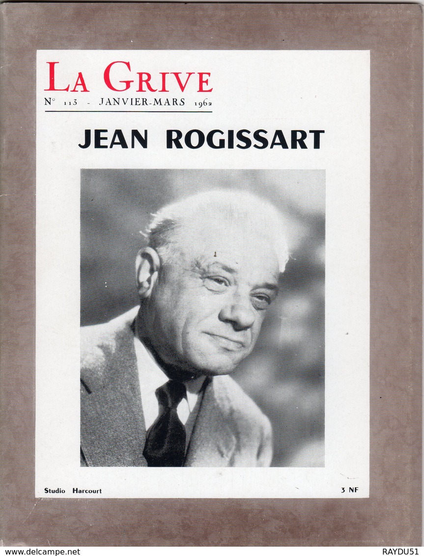 ARDENNES - JEAN ROGISSART - LA GRIVE N° 113 - Champagne - Ardenne