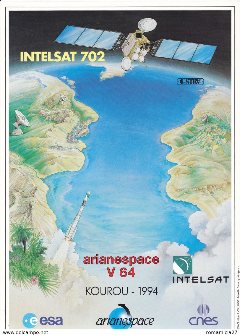 France Arianespace V 64 Affiche Neuve - Autres & Non Classés