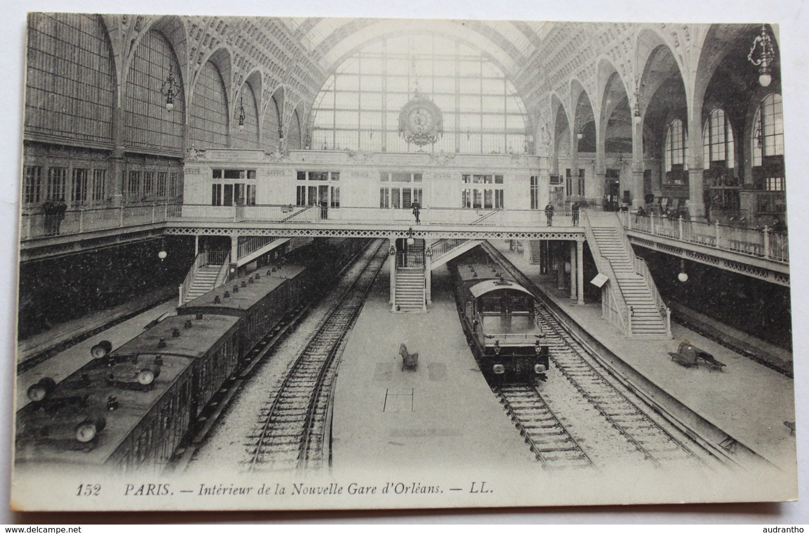 CPA 75 Paris Intérieur De La Nouvelle Gare D'Orléans Train - Gares - Avec Trains