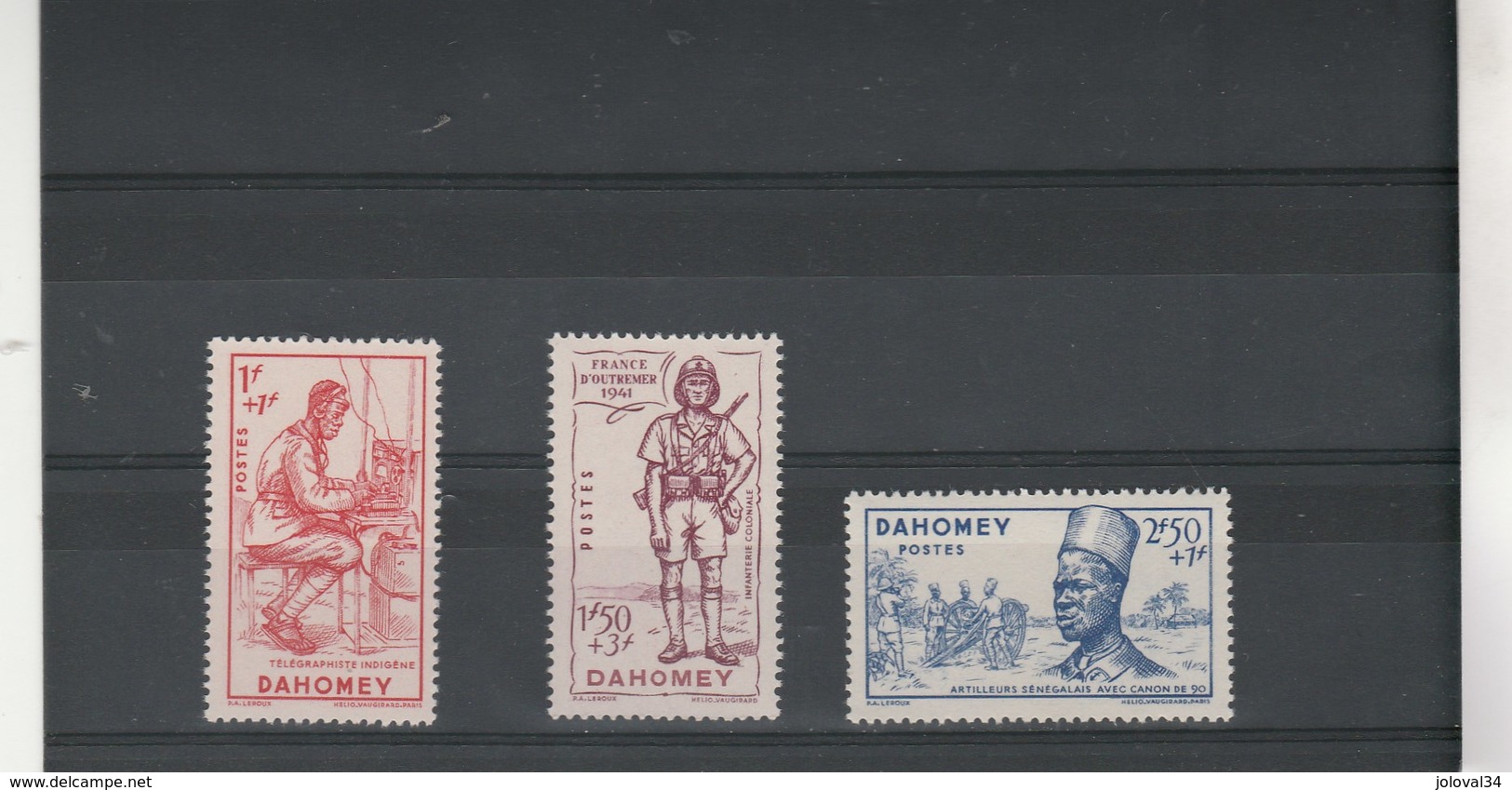 Dahomey 1941 Yvert  Série 142 à 144 ** Neufs Sans Charnière - Défense De L'Empire - Neufs