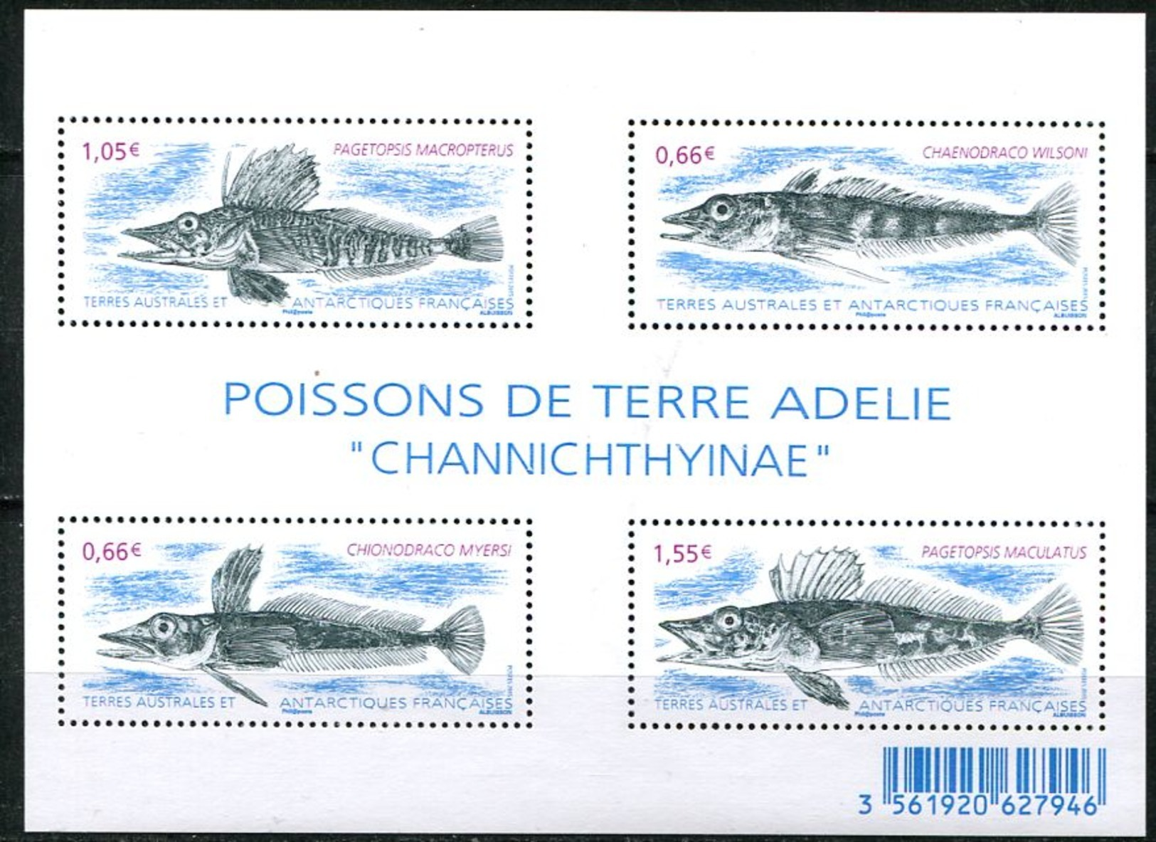 TAAF, N° 732 à N° 735** Y Et T En Mini - Feuille - Unused Stamps