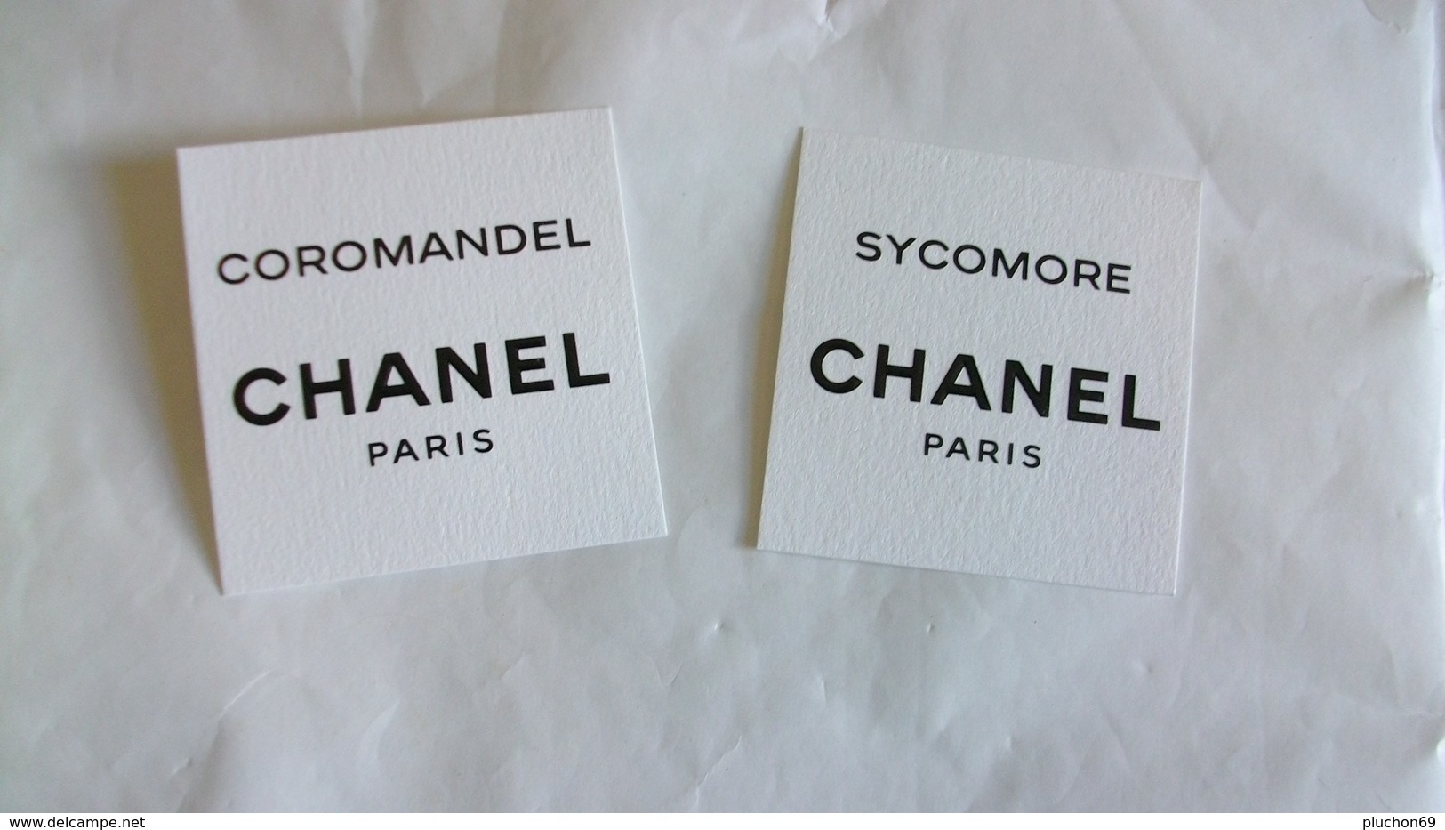 Carte Parfumée Chanel Coromandel Et Sycomore - Modernes (à Partir De 1961)