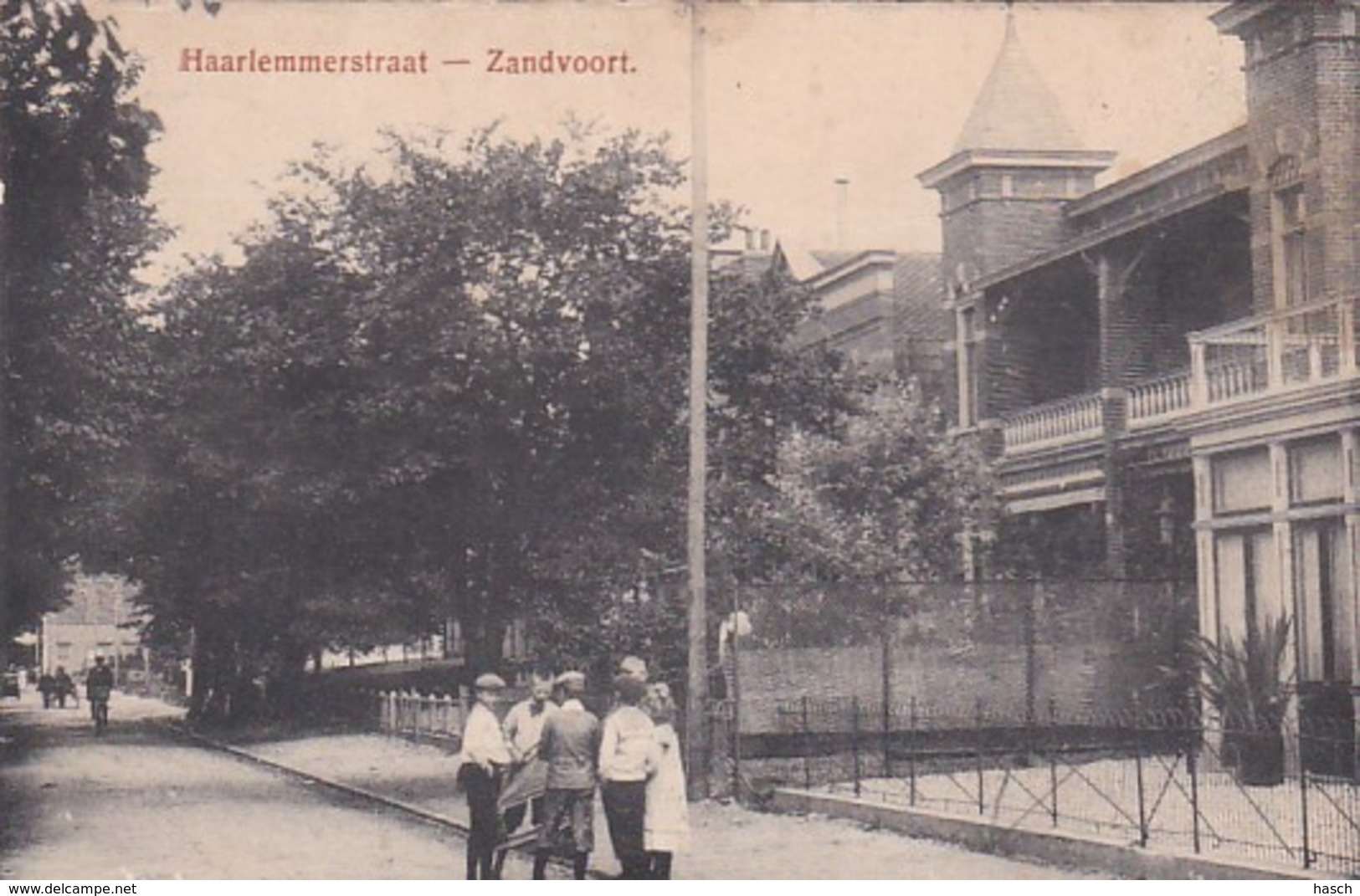 2603210Zandvoort, Haarlemmerstraat – 1914 (rechtsboven Een Punaisegaatje ?) - Zandvoort