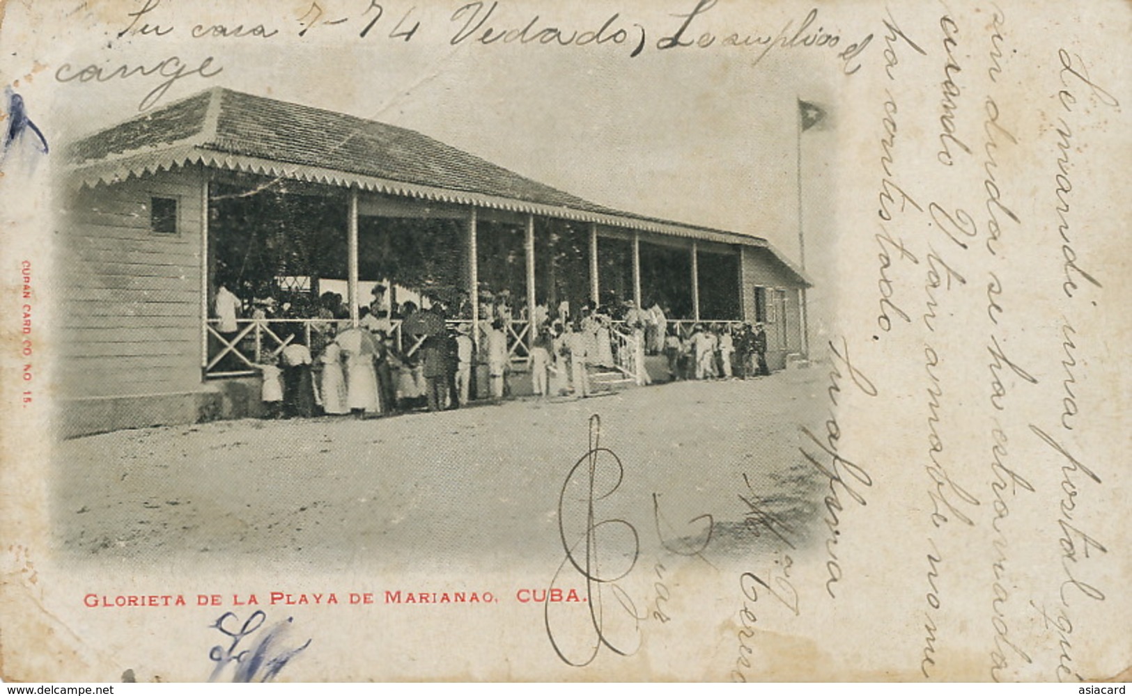 Glorieta De La Playa De Marianao  . P. Used 1902 - Cuba