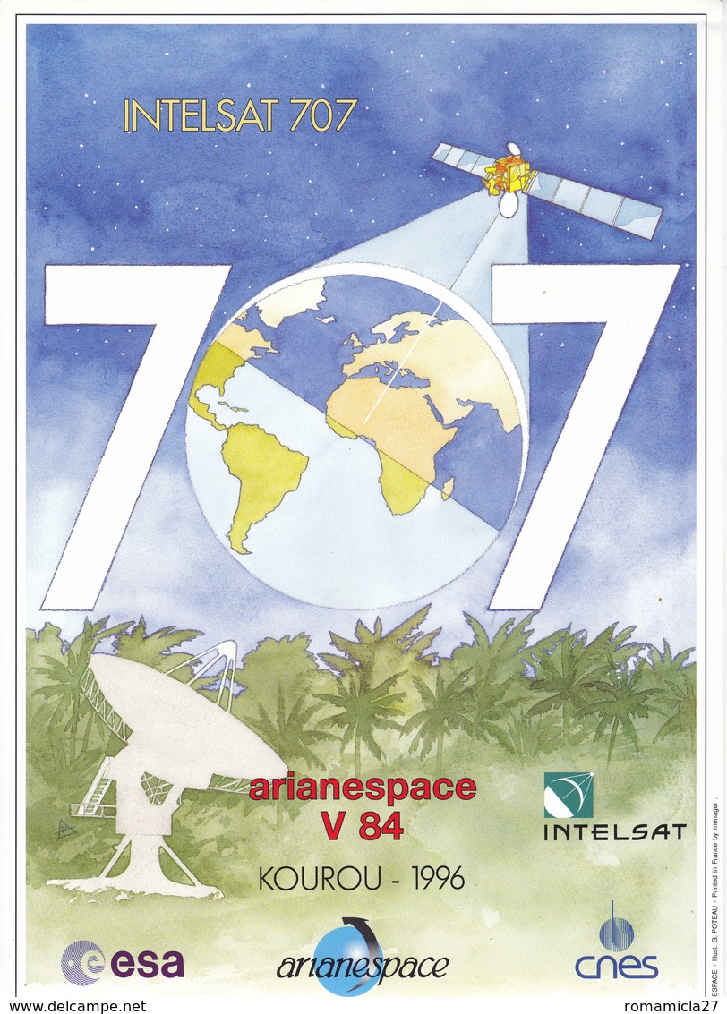 France Arianespace V 84 Affiche Neuve - Other & Unclassified