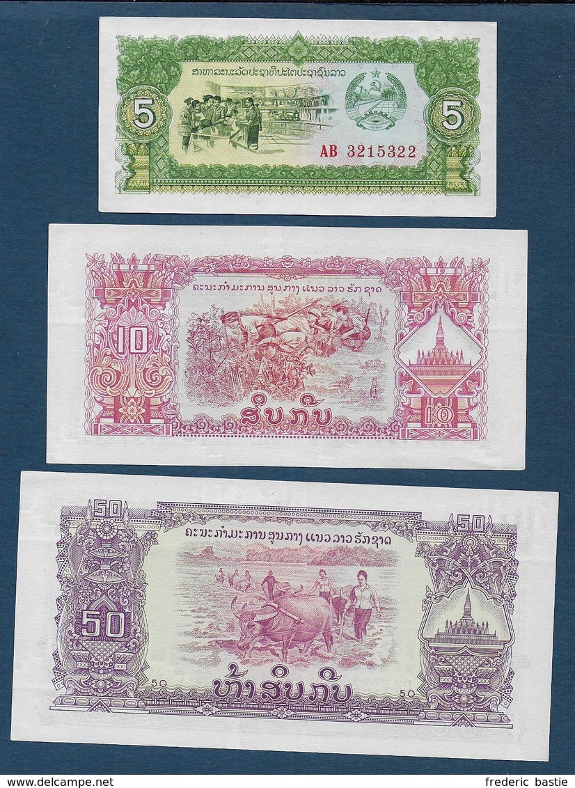 LAOS - 3 Billets - Laos