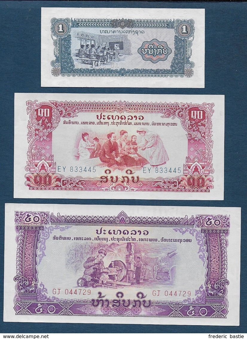 LAOS - 3 Billets - Laos