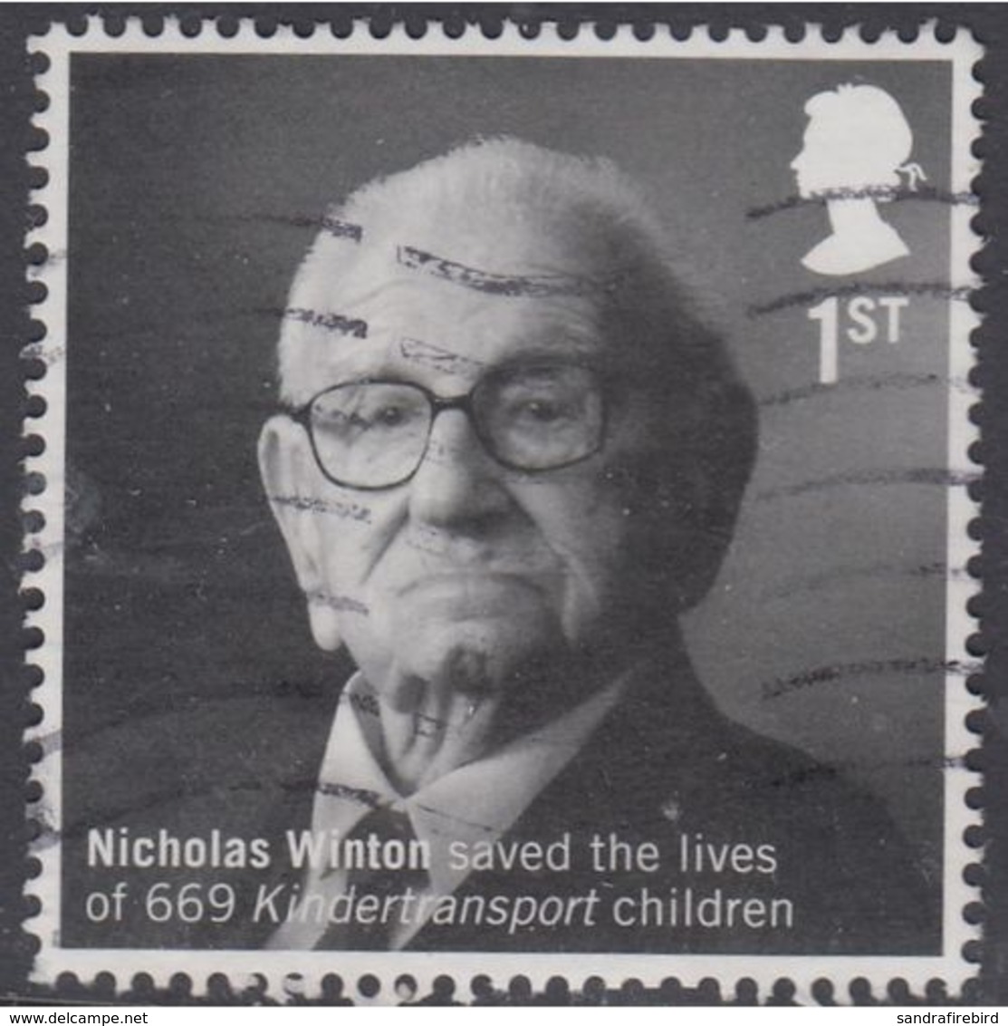 2016 British Humanitarians - Nicholas Winton, 1909-2015 1st SG3810 - Used Stamps