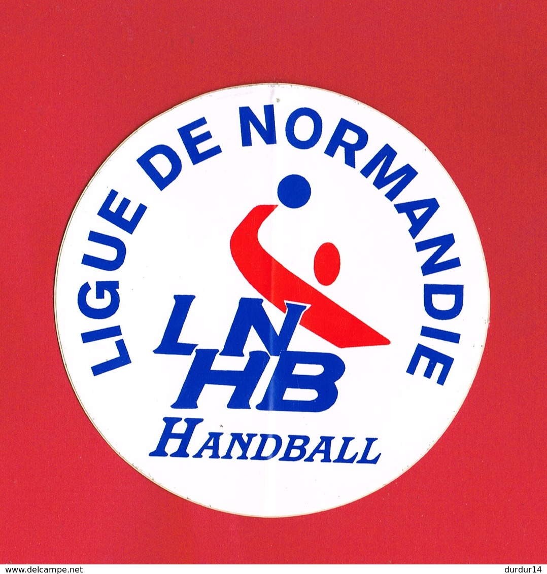 1 Autocollant LIGUE DE NORMANDIE HANDBALL LN HB - Autocollants