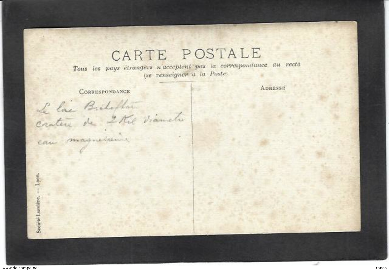 CPA ERYTHREE Carte Photo RPPC Non Circulé Voir Texte Scan Du Dos - Erythrée