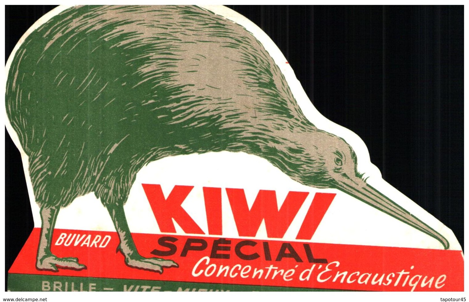 En K/Buvard Encaustique "Kiwi" (Format 12 X 18) (N= 1) - E