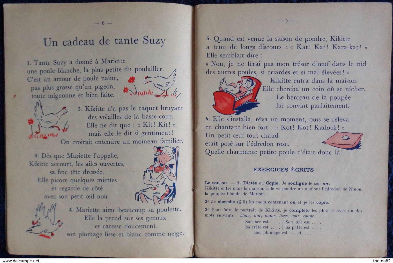 Mme Picard - Mlle B. Jughon - Printemps Au Moulin Bleu - 1er Livre De Lecture Courante - Librairie Armand Colin - (1951) - 6-12 Ans