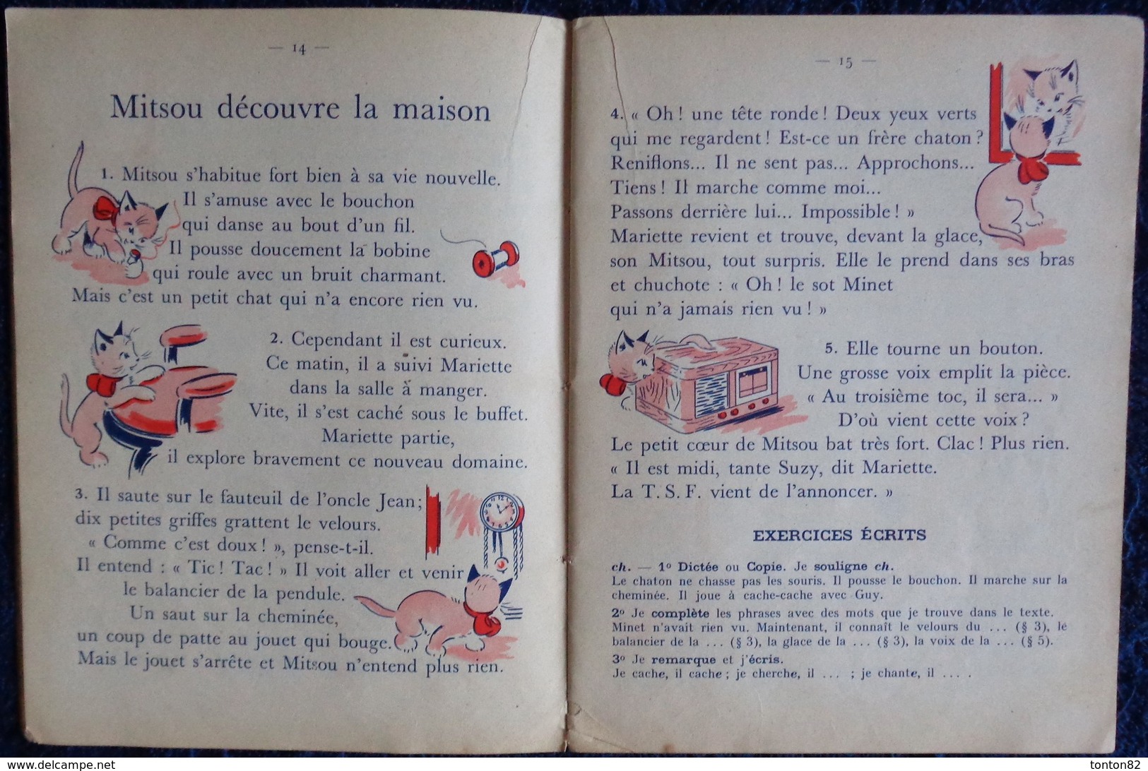 Mme Picard - Mlle B. Jughon - Printemps Au Moulin Bleu - 1er Livre De Lecture Courante - Librairie Armand Colin - (1951) - 6-12 Anni