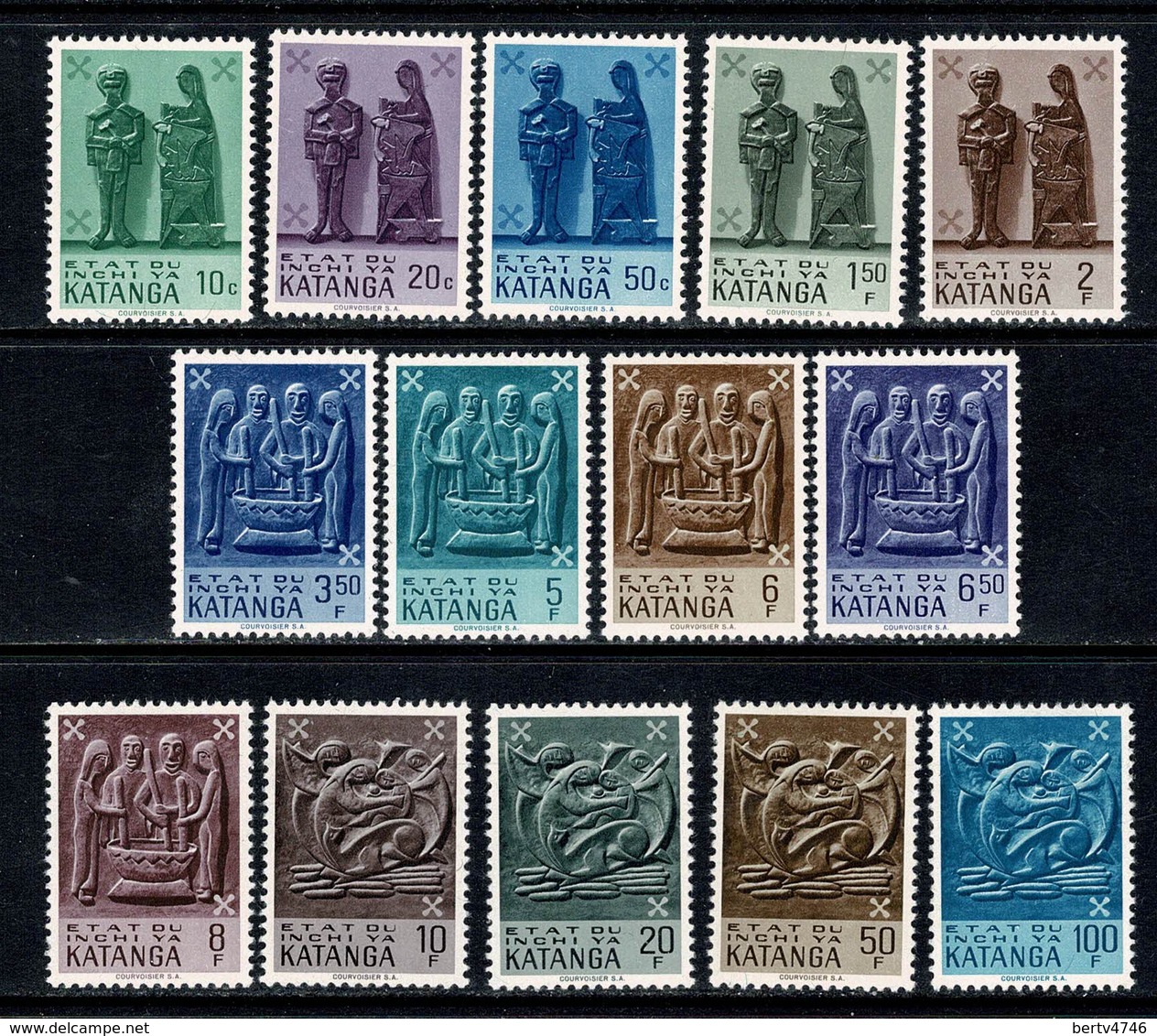 Katanga 1961 - 52/65** MNH - Katanga