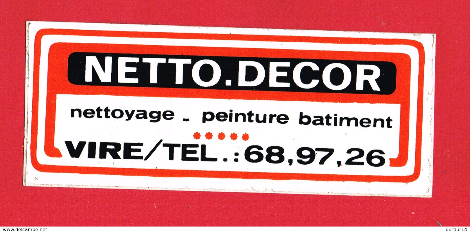 1 Autocollant NETTO DECOR à VIRE 14 - Autocollants