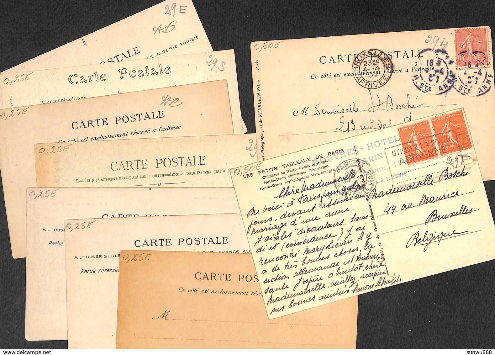 Paris Notre Dame  - Lot Of 9 Postcards Gargouille Chimère.... Petit Prix/ Attractive Price - Notre Dame De Paris