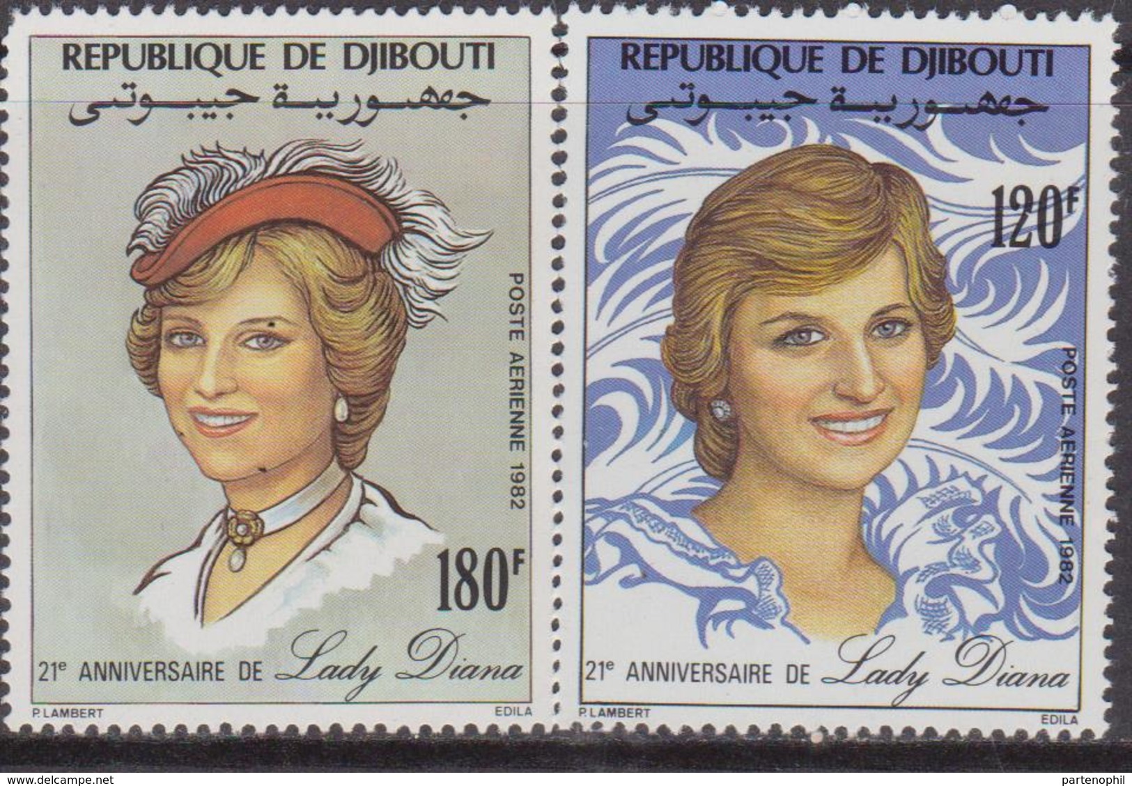 Gibuti - Diana  Set  MNH - Gibuti (1977-...)