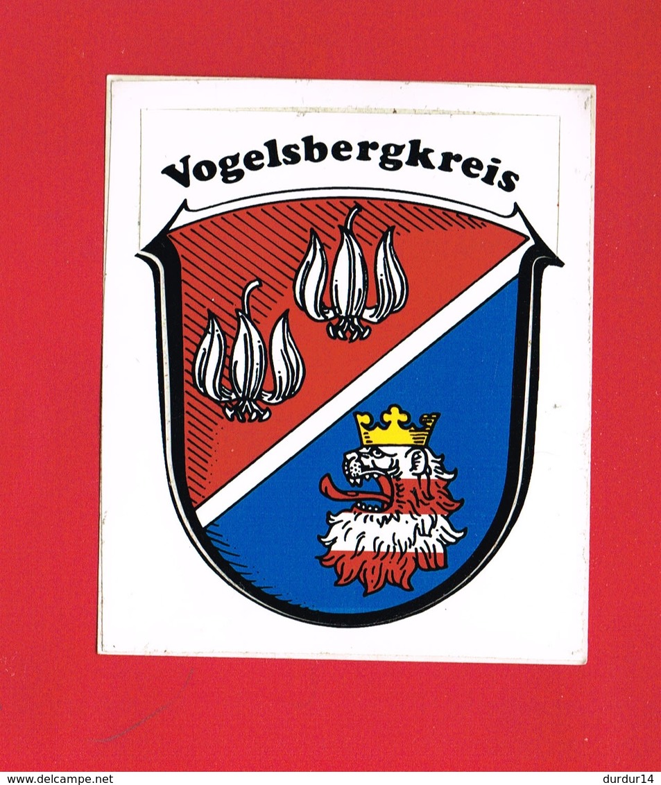 1 Autocollant VOGELSBERGKREIS - Aufkleber