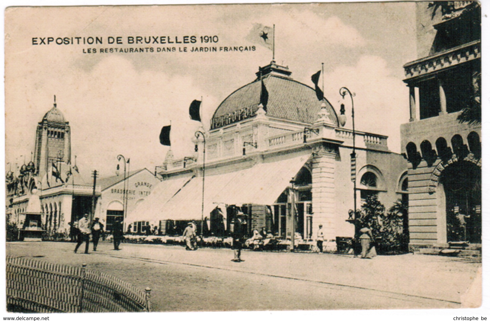 Exposition De Bruxelles 1910, Les Restaurants Dans Le Jardin Français (pk59587) - Mostre Universali